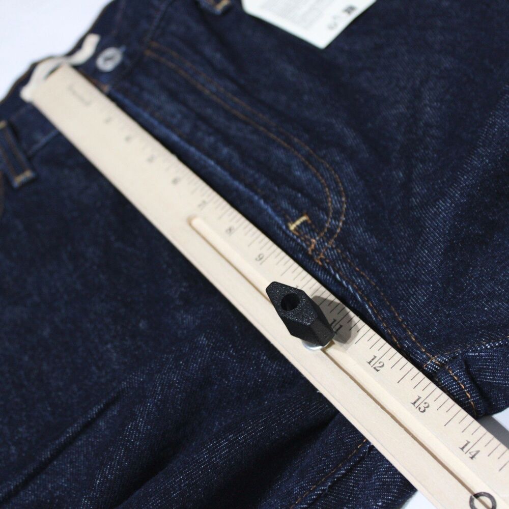 NWT $98 Levi's Ribcage Wide Leg Jeans Dark Wash High Rise Women Size 32x32 (J6) - Picture 14 of 16